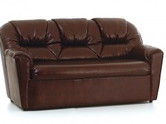 Трехместный коричневый диван БИЗОН