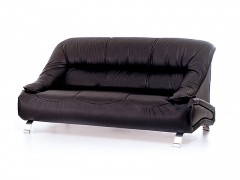 Трехместный черный диван ОСКАР