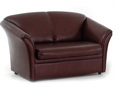Двухместный коричневый диван ЛИЛИЯ