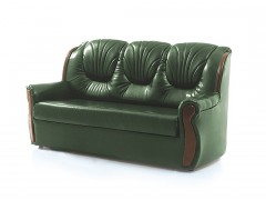 Трехместный зеленый диван ЛОРА
