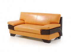 Двухместный оранжевый диван СЕНАТОР